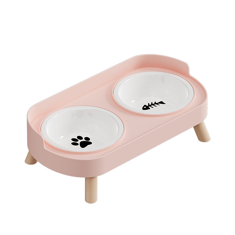 Stainless Steel Double Pet Bowl — Durable, Shockproof, Splash-Proof, and Easy to Clean
