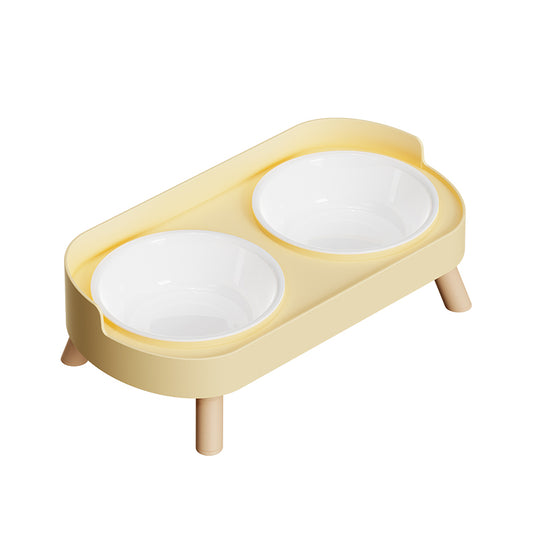 Stainless Steel Double Pet Bowl — Durable, Shockproof, Splash-Proof, and Easy to Clean