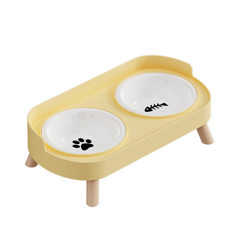 Stainless Steel Double Pet Bowl — Durable, Shockproof, Splash-Proof, and Easy to Clean