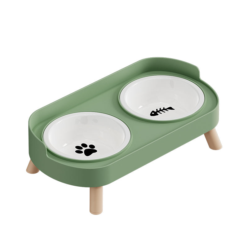 Stainless Steel Double Pet Bowl — Durable, Shockproof, Splash-Proof, and Easy to Clean